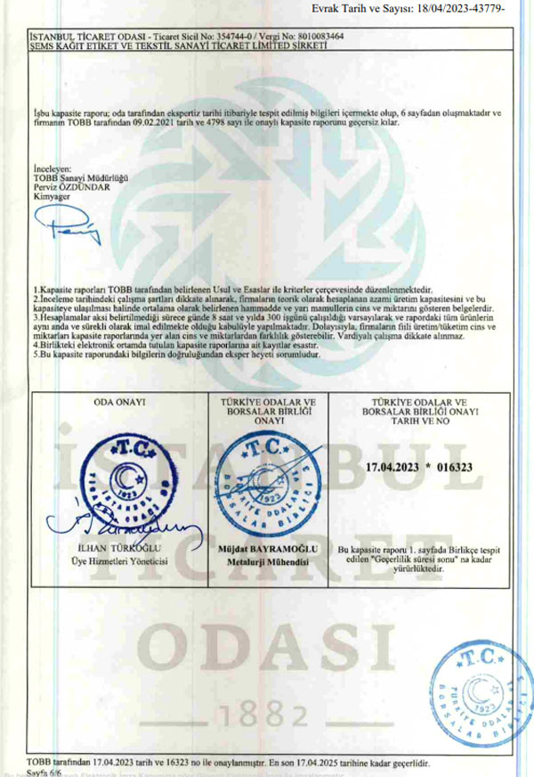 Sertifikalarımız - ProThermal